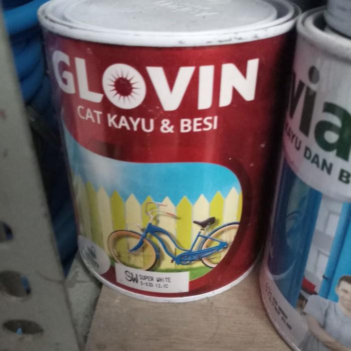 Cat Besi Kayu Minyak. Hitam Putih Hitam Doff Murah