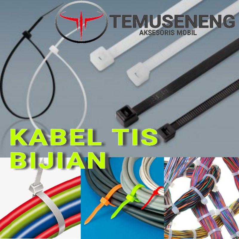 Tali Kabel Tis Ties Cable Tali Tie Pengikat Kabel Mobil Motor Listrik Dll Ngecer