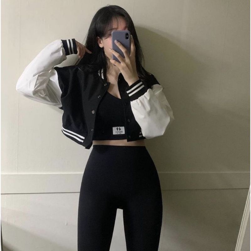 BAJU CROP TOP/JAKET CROP TOP