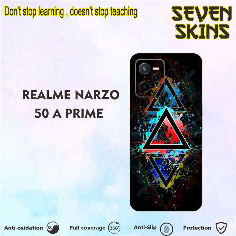 SKIN HANDPHONE DAPAT 2 PCS REALME NARZO 50A PRIME  LINE