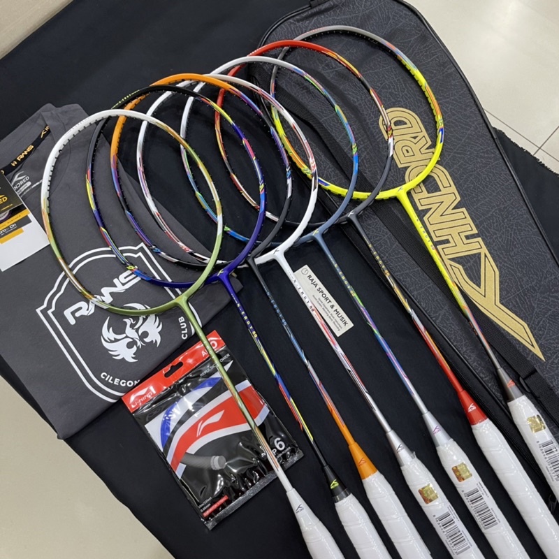 RAKET BADMINTON HUNDRED N - ERGY 80 32LBS TAS + KAOS + SENAR - ORIGINAL HNDRD RACKET