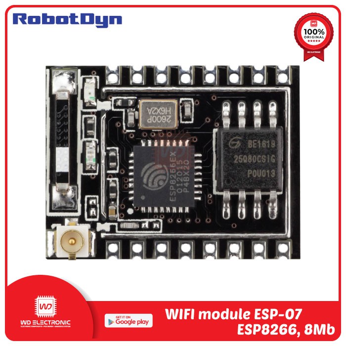 RobotDyn ESP-07 ESP 07 WIFI module ESP8266 8 Mb from RobotDyn