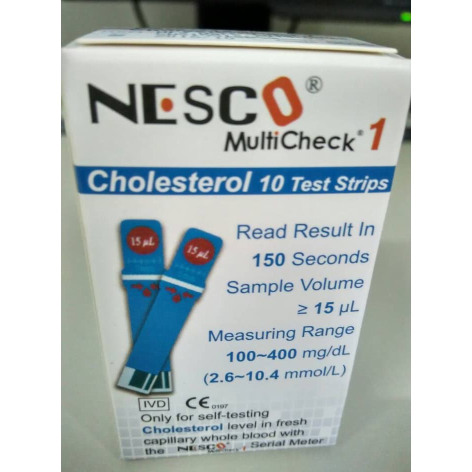 Strip Tes Darah Kolesterol Nesco