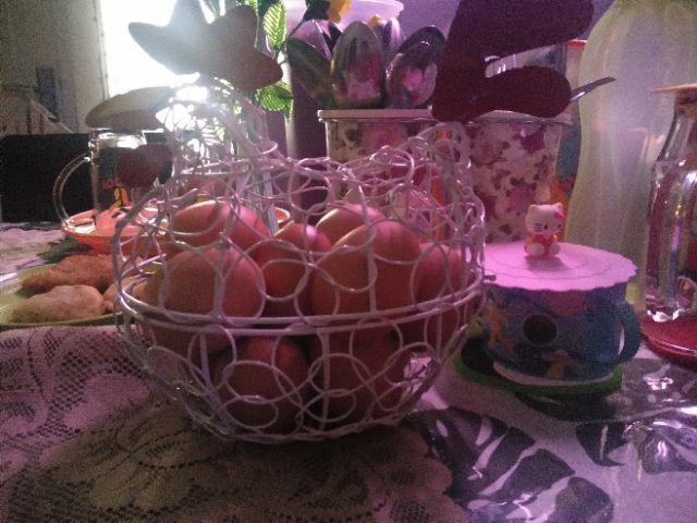 Free Ongkir J&t / Keranjang Telur / Tempat Telur Model Ayam Size L Hitam (untuk 7 - 8 Telur)