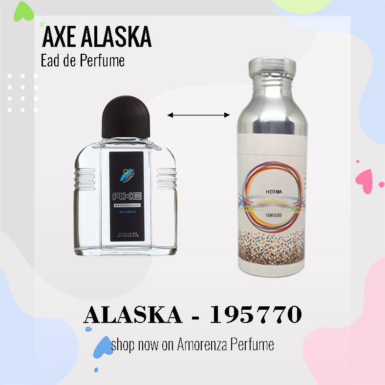 Bibit Parfum Murni AXE ALASKA - ALASKA Nica Fragrance 250ml Segel Pabrik