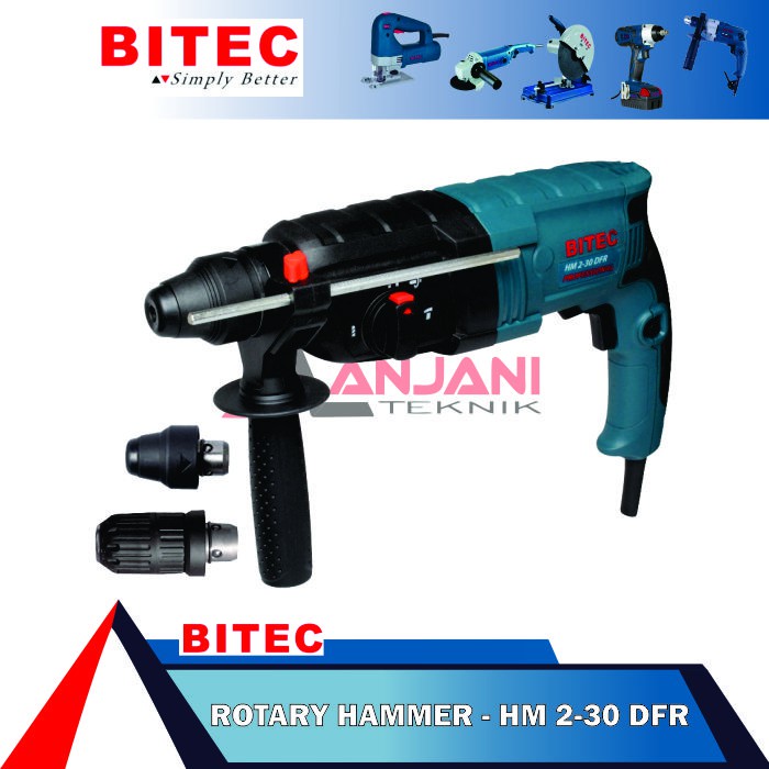 BITEC HM 2-30 DFR MESIN BOR TEMBOK BETON / ROTARY HAMMER HM2-30DFR
