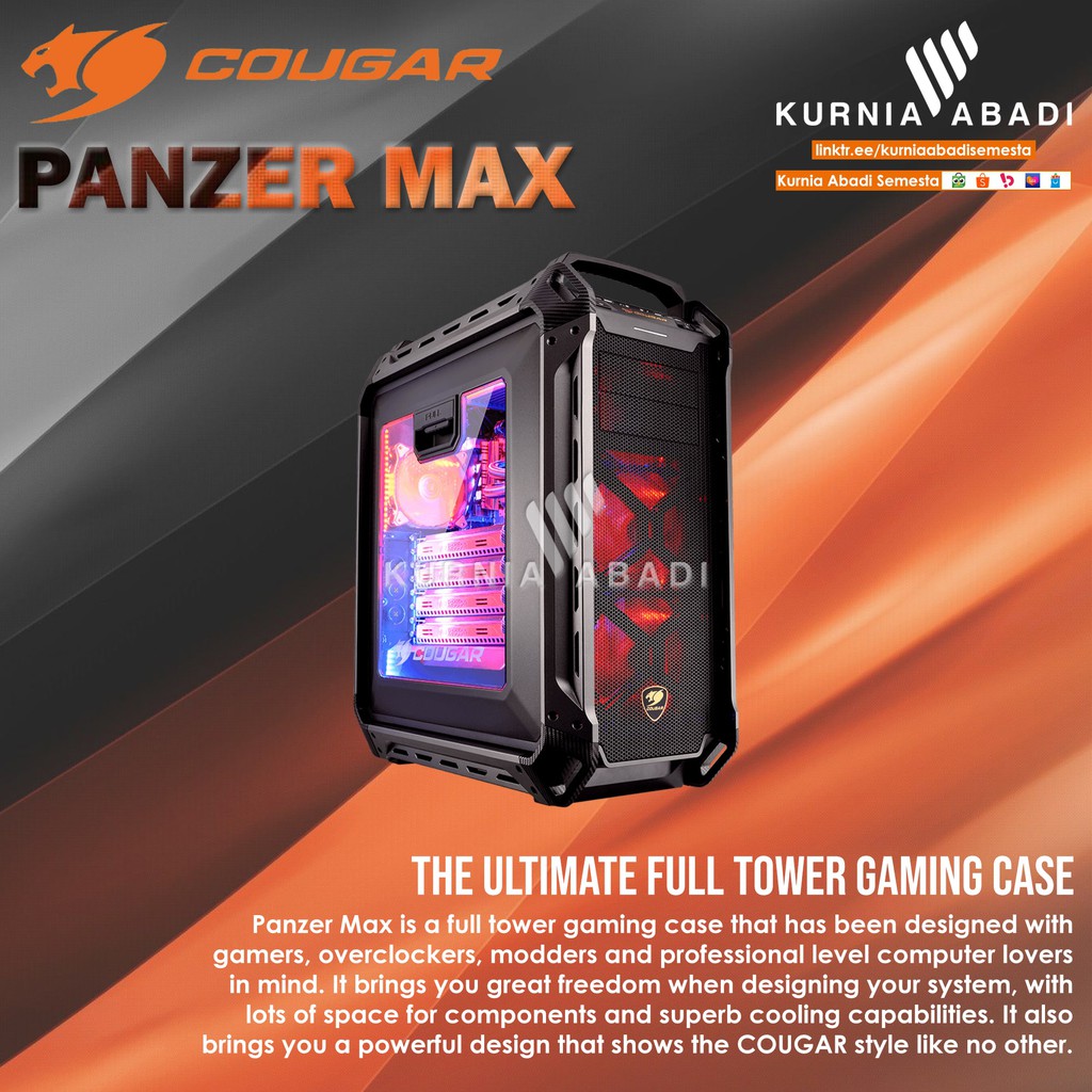 COUGAR GAMING PANZER MAX FULL TOWER The Ultimate Full Tower