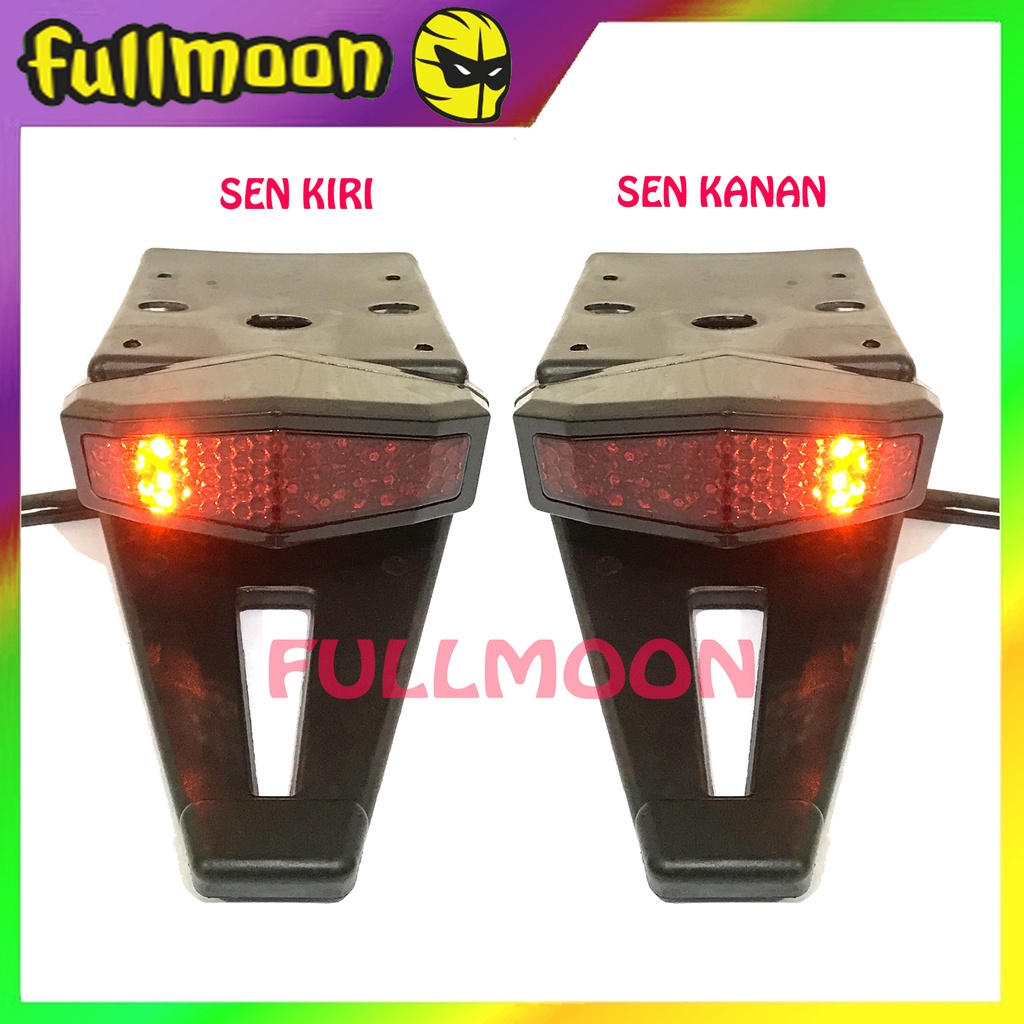 SPAKBOR BELAKANG KLX LAMPU BUNTUT SPAKBOR BELAKANG KLX PLUS STOP