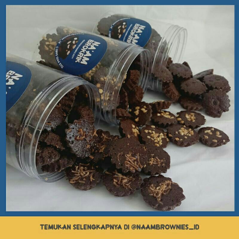 KUE BROWNIES KERING COKLAT TOPLESAN ISI 250GR