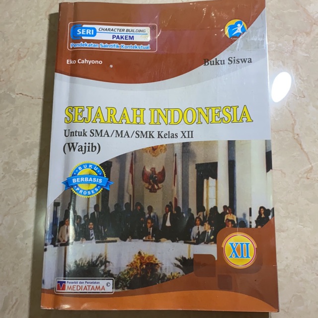 Jual Buku SEJARAH INDONESIA SMA/MA/SMK Kelas XII PAKEM Mediatama ...