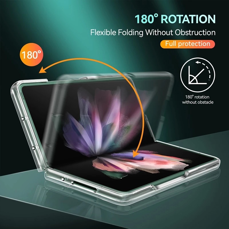 Hard Case PC Ultra Tipis Shockproof Cover Proteksi Lensa Kamera Samsung Galaxy Z Fold 3