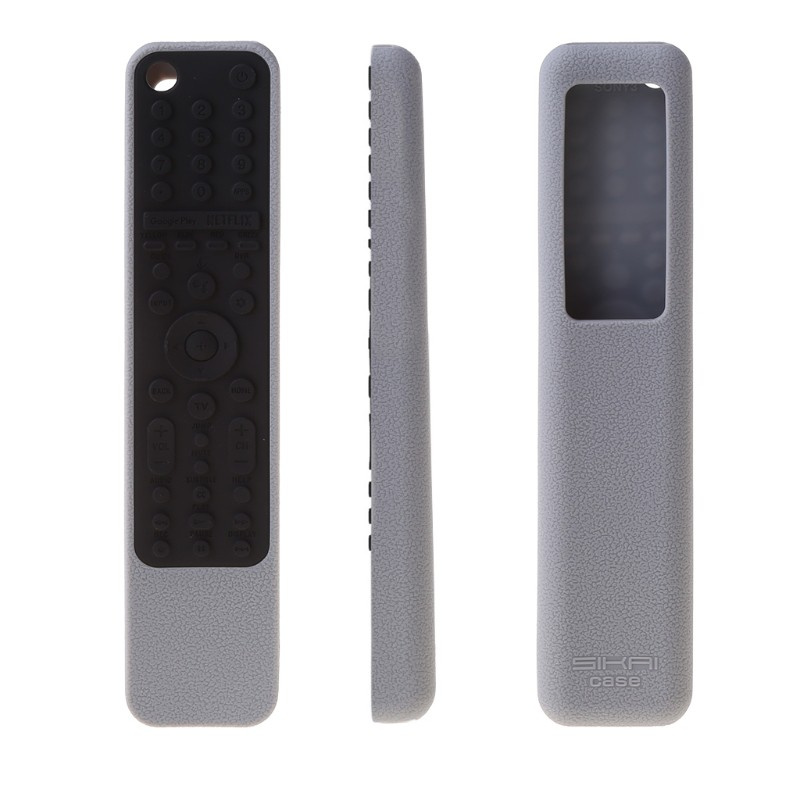 CRE  Silicone Remote Control Case for S ony RMF-TX600U TX600E RMF TX500E Smart TV Voice Shockproof Protective Cover with Loop