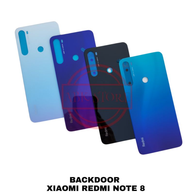 TUTUP BELAKANG BATERAI BACKDOOR BACKCOVER XIAOMI REDMI NOTE 8 BACK GLASS REDMI NOTE8