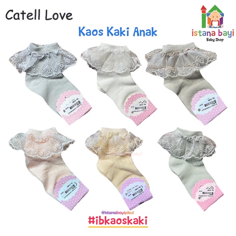 Catell Love Kaos Kaki  Bayi - Kaos Kaki Bayi 1 pasang