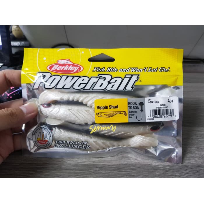 Hot Promo BERKLEY POWERBAIT RIPPLE SHAD 13cm | SMELT