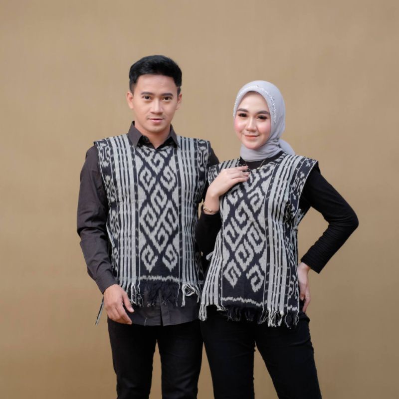 VEST TENUN IKAT TROSO / BATIK PEKALONGAN