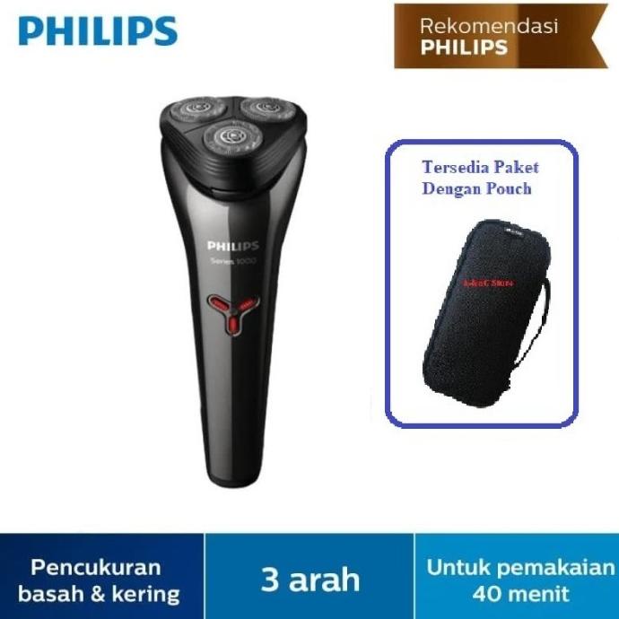PHILIPS Shaver Electric S1301/02 S1301 Pencukur Listrik S 1301