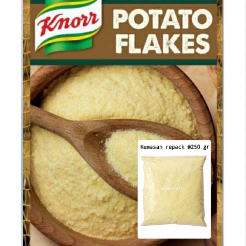 

REPACK: 250G - KNORR POTATO FLAKES/ Tepung Kentang