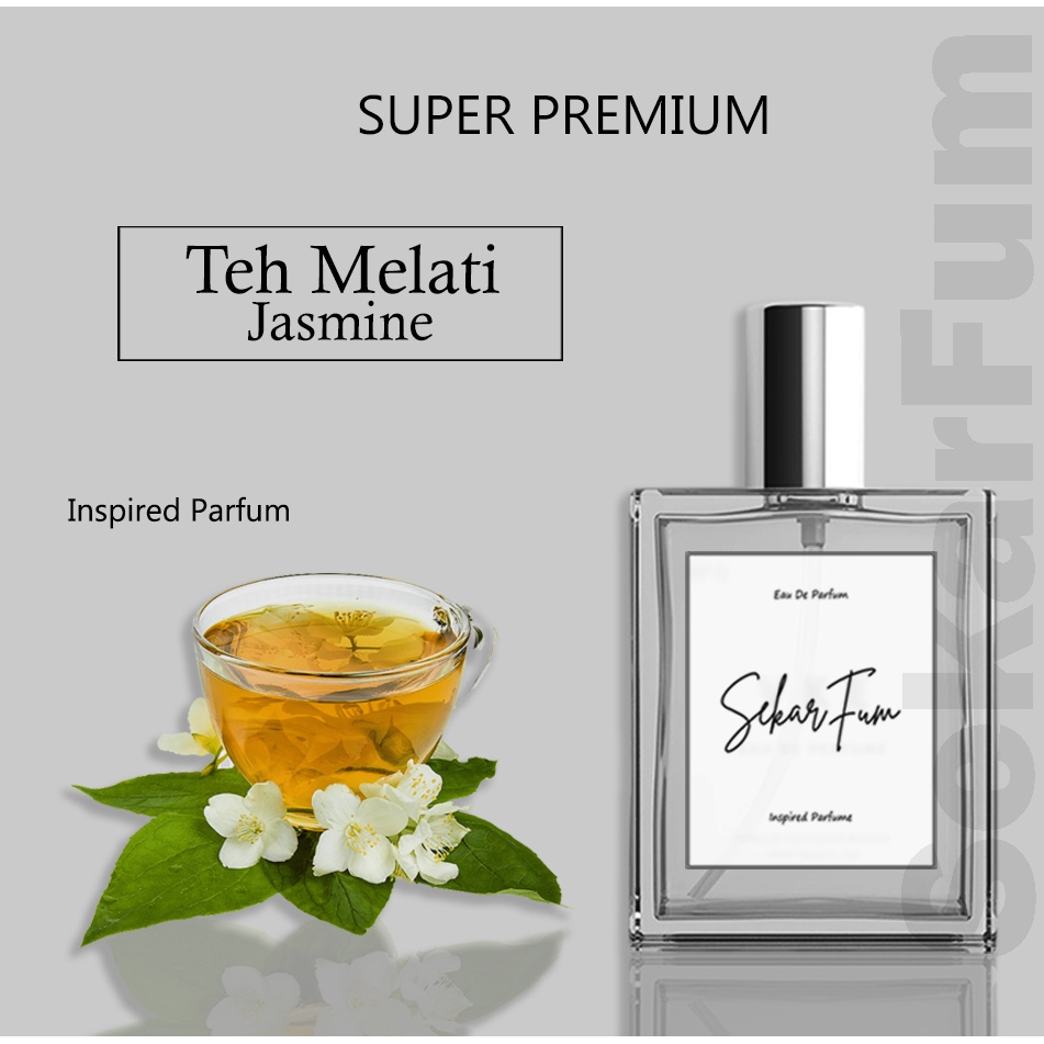 Inspired Parfum Teh Melati Jasmine Minyak Wangi Tahan Lama Wanita Pria / Cewek Cowok (Unisex)