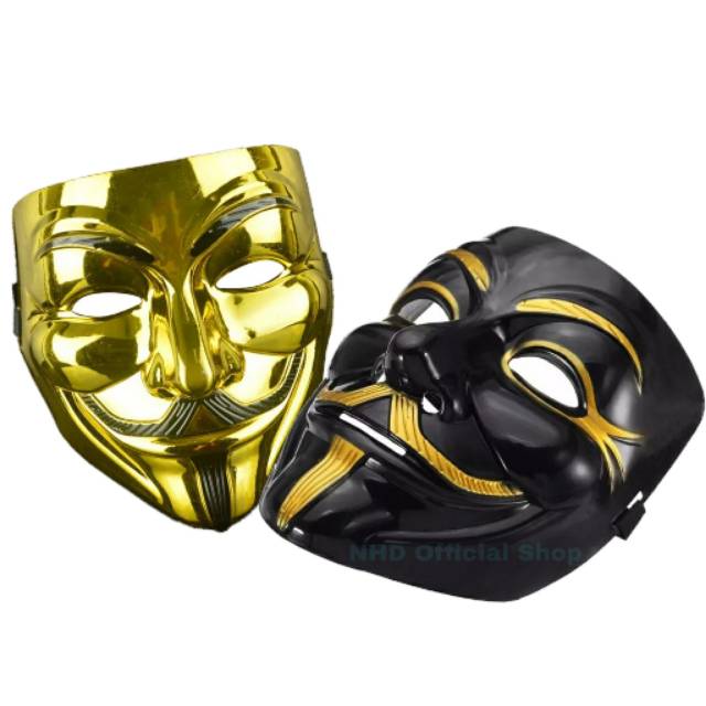 TOPENG ANONYMOUS - V VENDETTA MASK OCCUPY ANONYMOUS COSPLAY