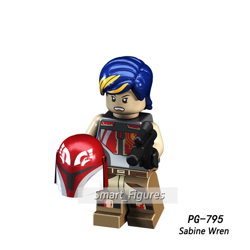 Mini Figure Star Wars Luke Han Solo Master Yoda Admiral Matt Rebel Pilot Sabine Wren PG8115