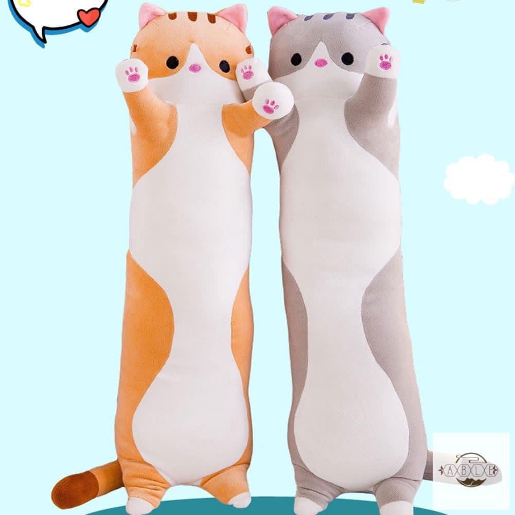 Boneka Kucing Panjang Guling/BONEKA KUCING GULING LEMBUT 60 CM