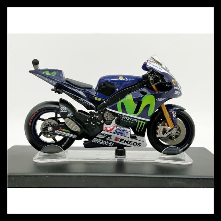 Diecast Miniatur Valentino Rossi 2015 Yamaha Yzr-M1 2015 Leo Models Termurah
