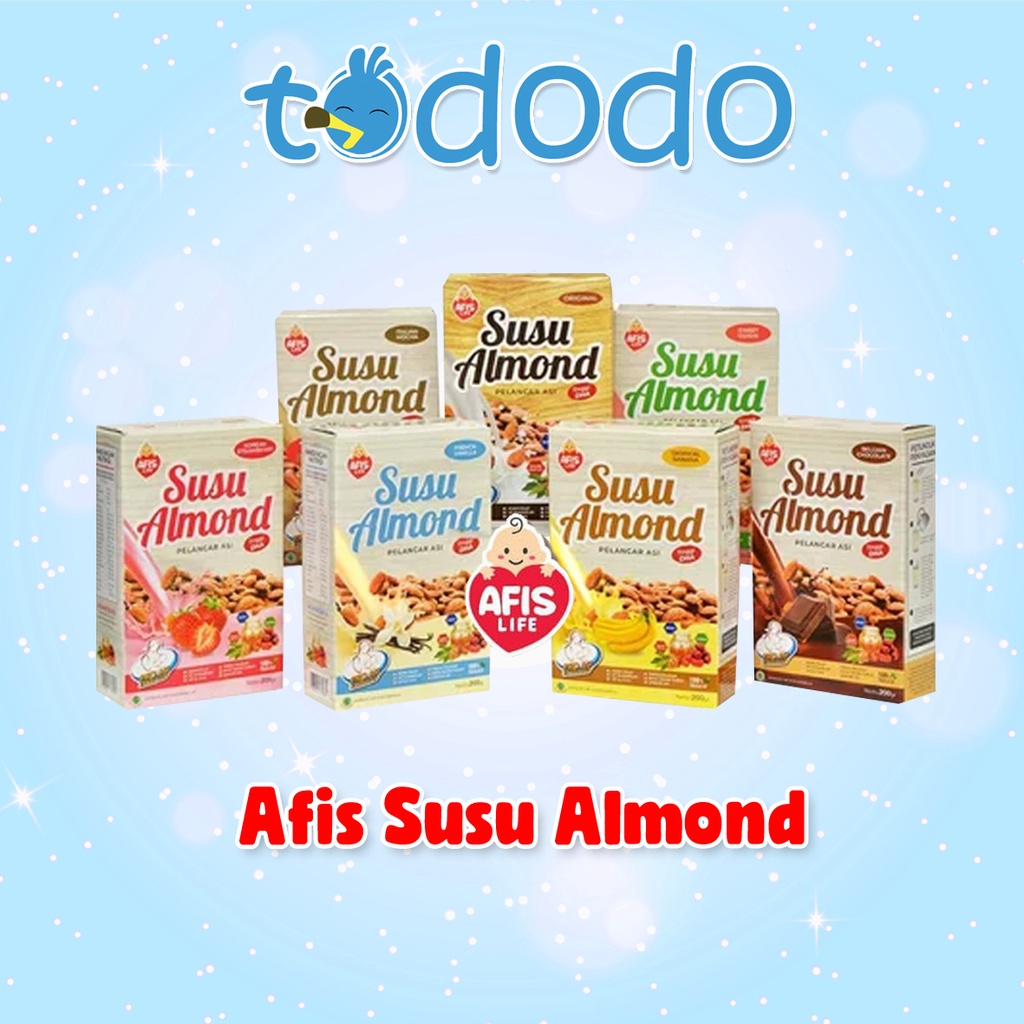 Afis Susu Almond Pelancar Asi - Booster Asi