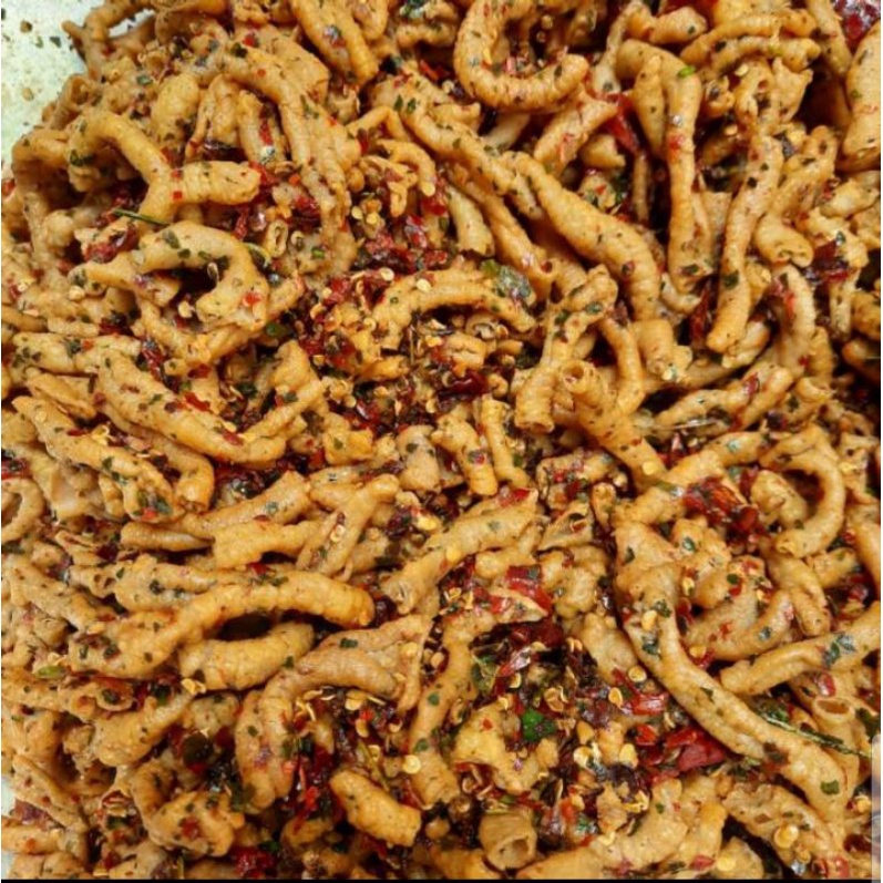

1kg keripik usus krispi pedas daun jeruk premium usus crispy viral
