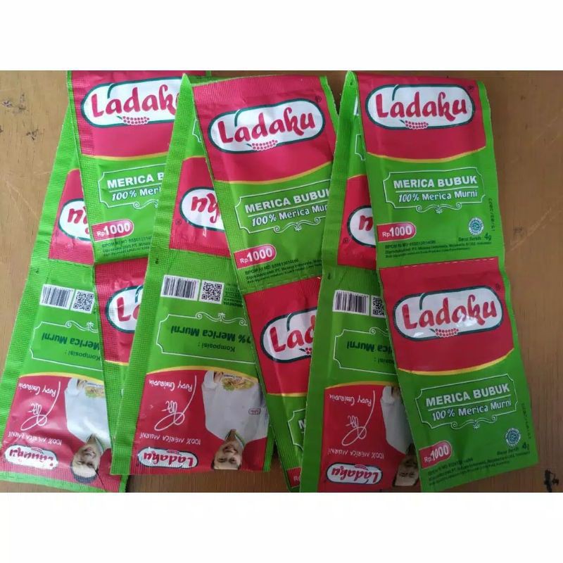 

ladaku merica asli 12 sachet @4gr pedas asli praktis