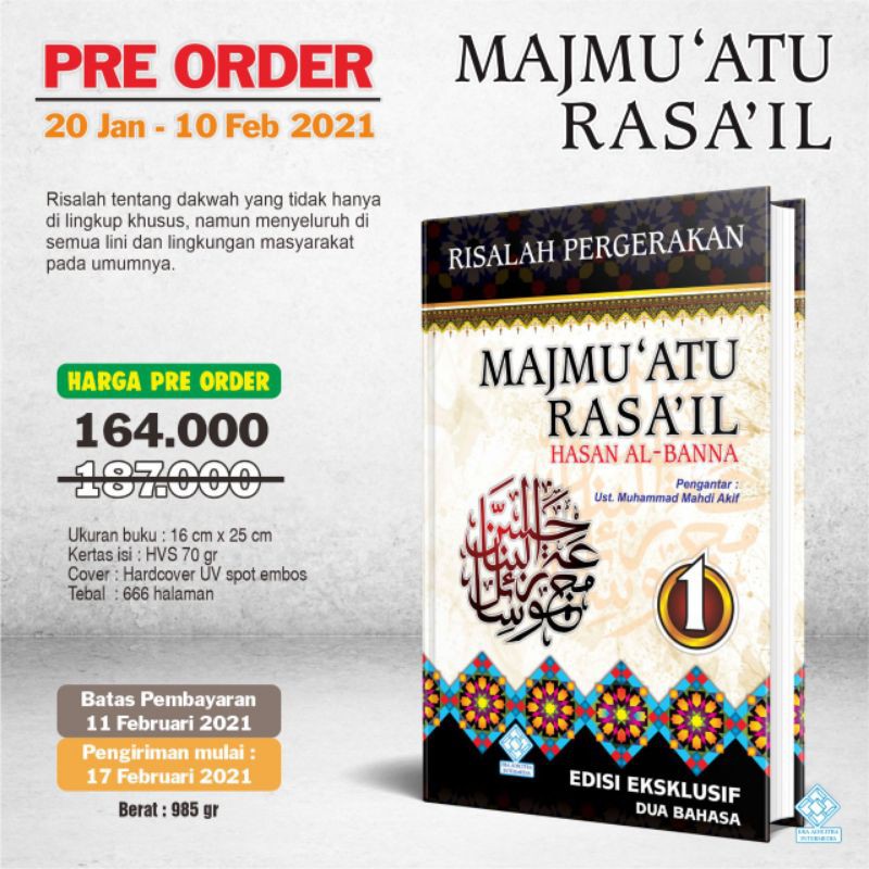 Ready Stok dan dijamin ORI  Majmuatu Rasail 1