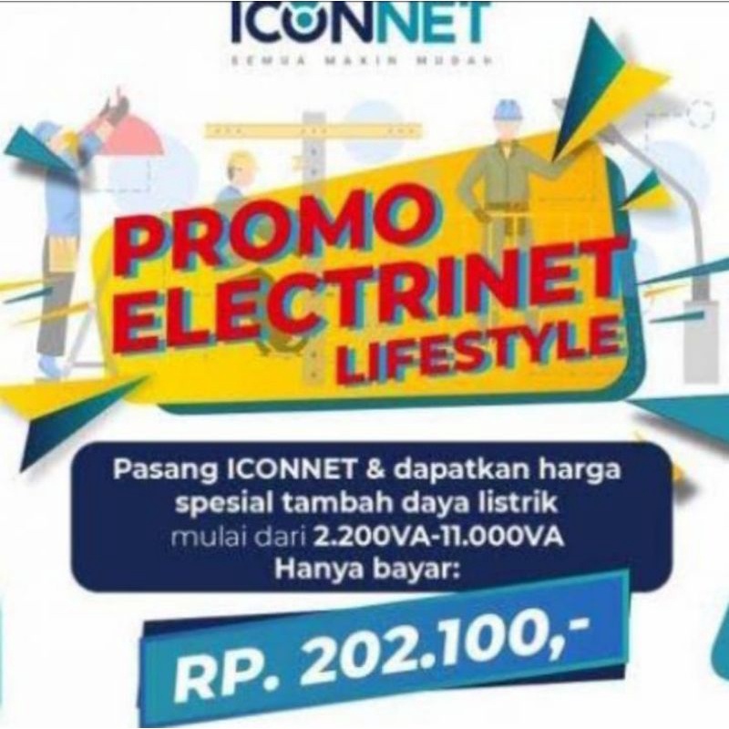 Voucher Tambah daya pln iconet