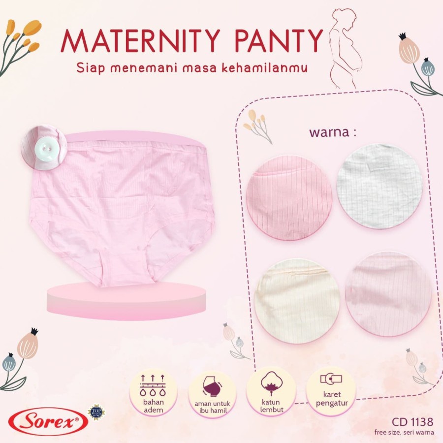 CD HAMIL MURAH CELANA DALAM IBU HAMIL MATERNITY PANTY SOREX