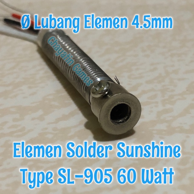 Elemen Solder Sunshine 60 Watt Untuk type SL-905 Model Transparan