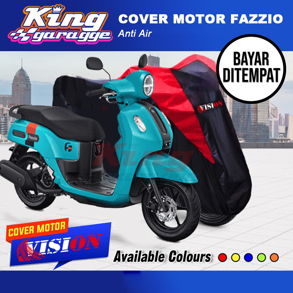 Cover Motor Fazzio/ Selimut Yamaha Fazzio/Jas Motor Fazzio Berkualitas /Sarung Motor Fazzio / Mantel