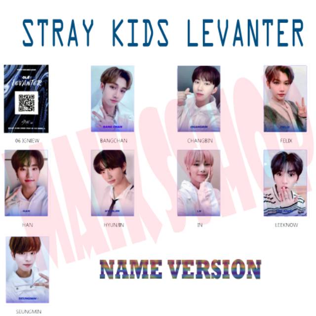 Stray Kids Levanter Photocard Kpop