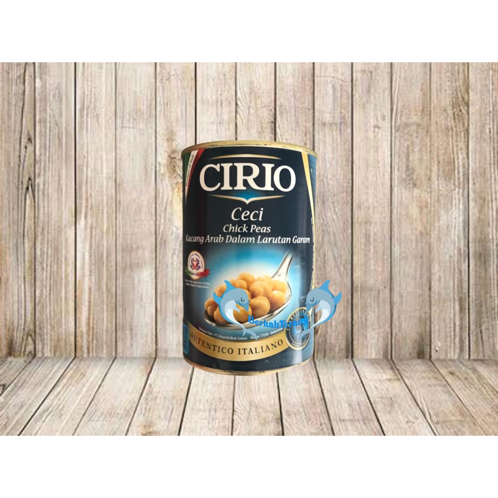 

Cirio CECI CHICK PEAS 400gr / Garbanzo / Kacang Arab Dalam Larutan Garam