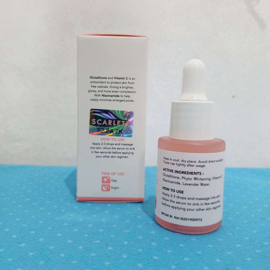 [ORI] Scarlett Whitening Ever After Serum Brightly BPOM 15ml 100% ORIGINAL l AMPUH DALAM 2 MINGGU