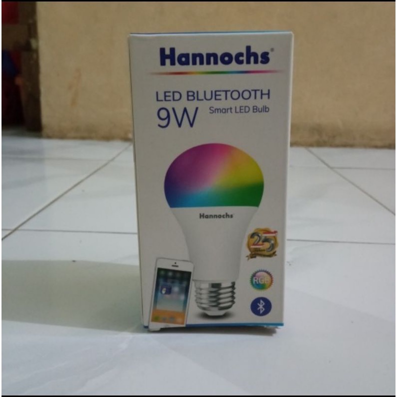 Hannochs smart bulb led bluetooth 9watt RGB