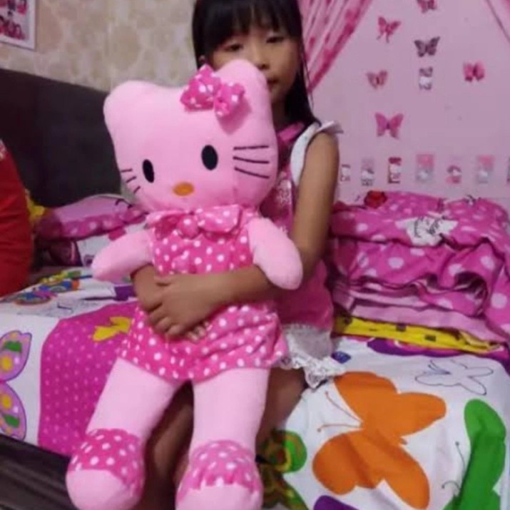 Boneka Hello Kitty Super Jumbo 75 cm / Hello Kitty Rok Dress 0.75m