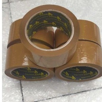 

Lakban/tape coklat tebal Muscle 2 inch 90 yard Lem 45 Micron