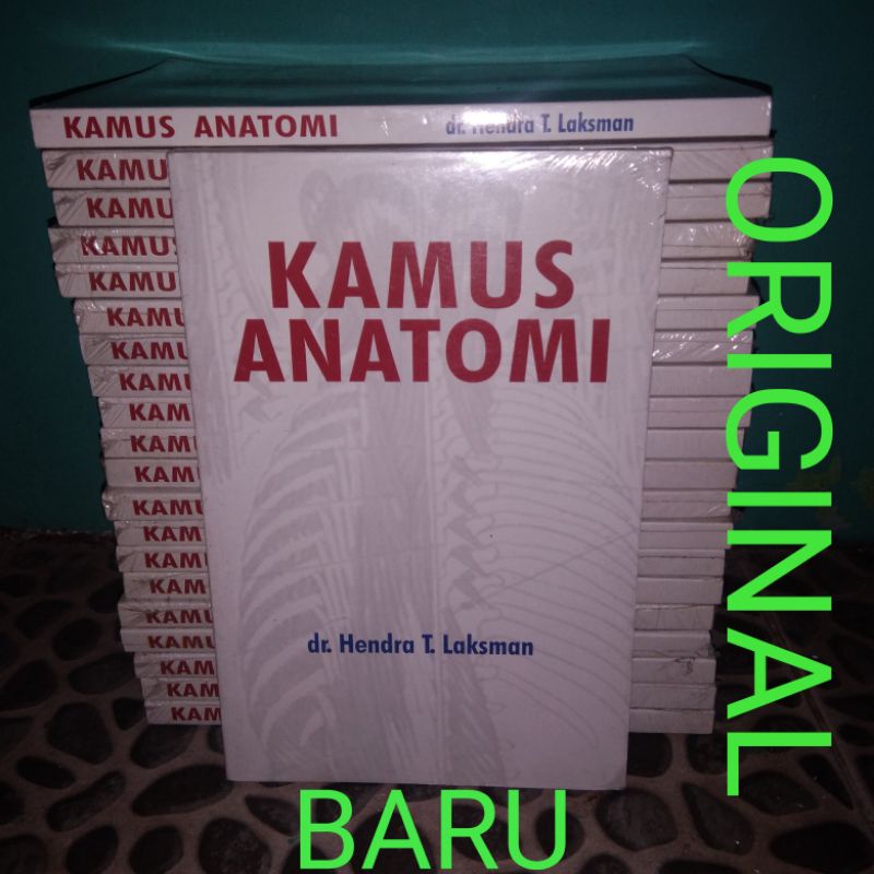 KAMUS ANATOMI - DR HENDRA TJAHJADI LAKSMAN - PT PENERBIT DJAMBATAN - ORIGINAL