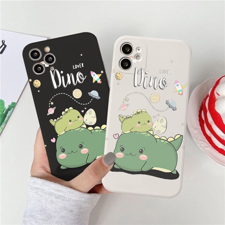 CASENASIONAL - Case Oppo A1K, C2 / A3S, A5 / A52, A92 / A54 / A71 MACARON "DINO 3" Universe Store Ca