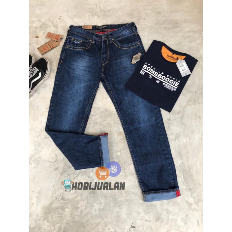 CELANA PANJANG ORIGINAL PRIA BOOMBBOGIE JEANS MODEL STANDAR