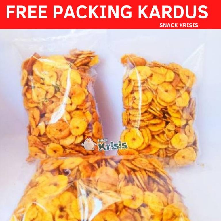 

TERBAIK Keripik Pisang Super 500 gr Kripik Pisang kepok Super Madu Karamel ! 852