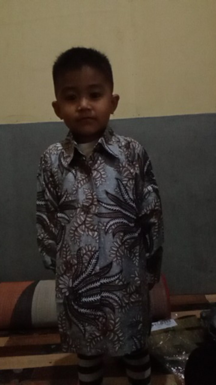 Kemeja Batik Anak Bapak Lengan Panjang Batik Couple Ayah Dan Anak Laki Laki Modern