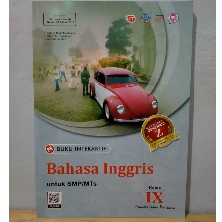 PR Interaktif Bahasa Inggris kelas 9 ( 1 tahun ) SMP/MTs intan pariwara Edisi GZ