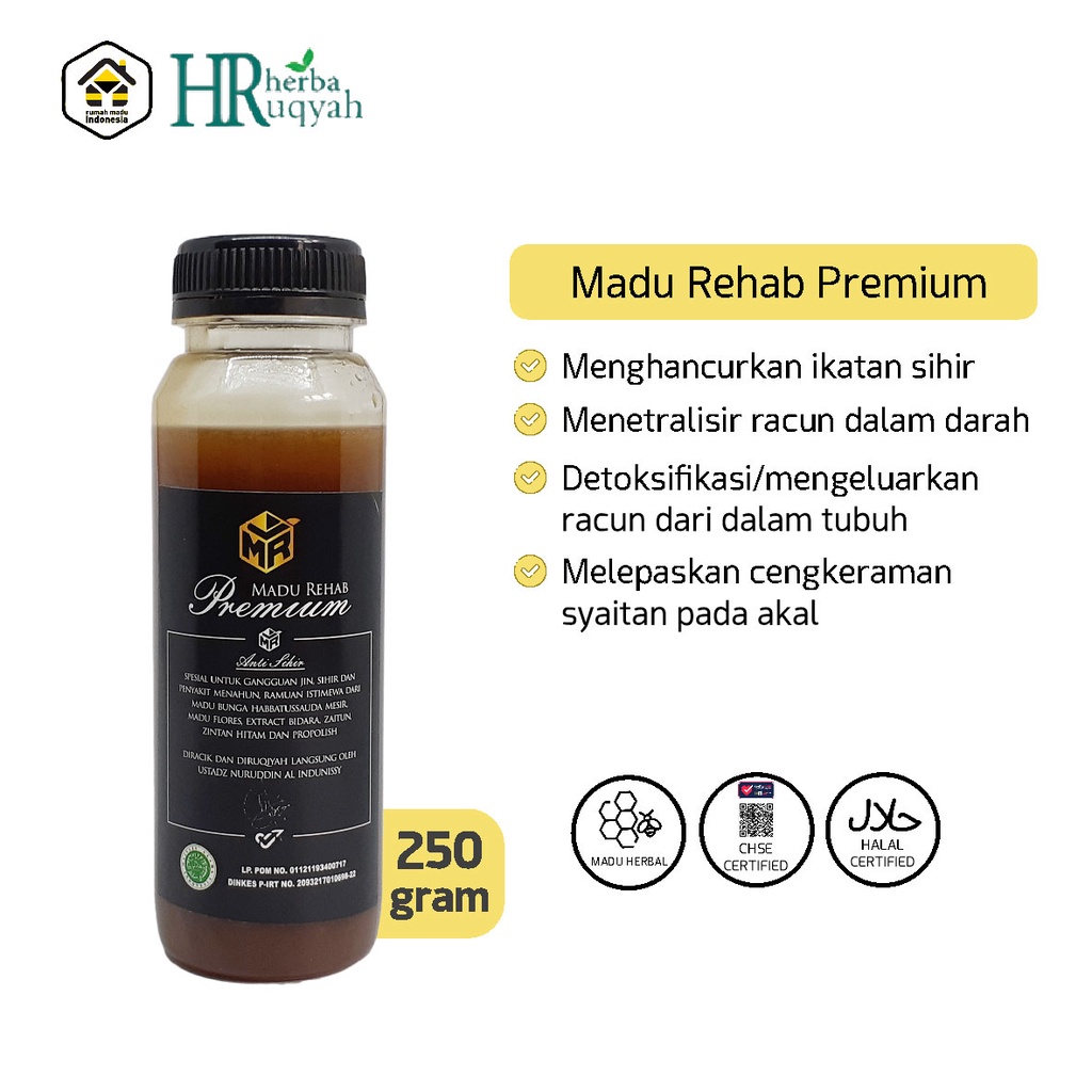 Madu Ruqyah Original Premium Isi 100 Gram Madu Herbal Maag - Madu Rehab Hati Promo Murah Bisa COD