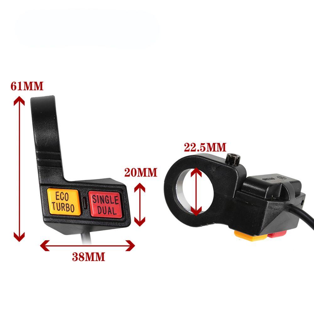 R-FLOWER Alat Saklar E-bike 2in1 Sparepart Refitting Motor Skuter Speed Control