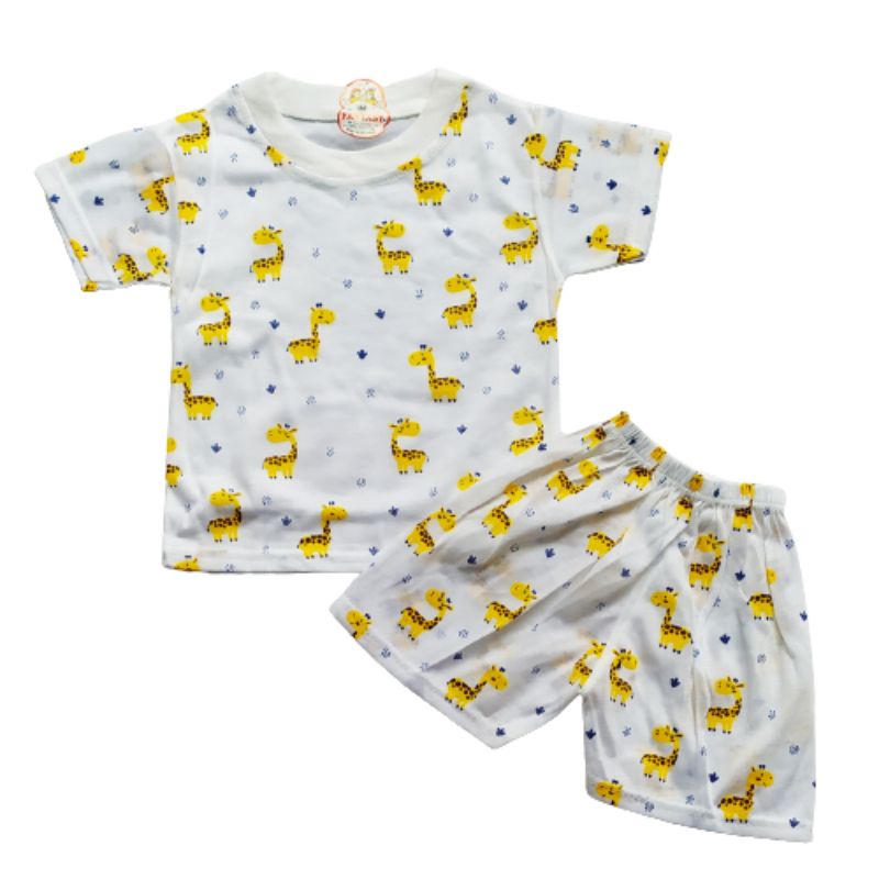 PROMO Setelan baju bayi0 - 6 bulan / setelan baju bayi / baju anak bayi lengan pendek dan celana pendek / setelan bayi motif / promo baju bayi /perlengkapan bayi baru lahir